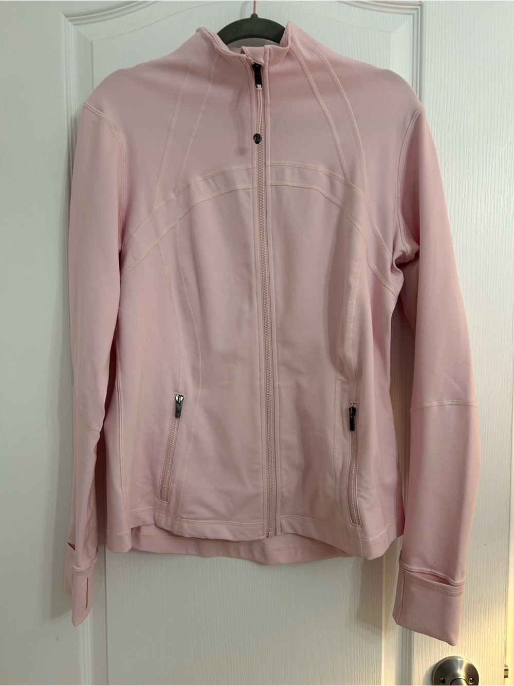 NWOT Lululemon athletica Light Pink Define Jacket Nulu Size 14